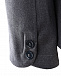 Серый приталенный пиджак с баской Aletta | Фото 6
