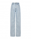 Голубые джинсы прямого кроя ALINE | Фото 1