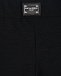 Леггинсы с лого на поясе, черные Dolce&Gabbana | Фото 3