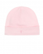 Розовая шапка с цветочной вышивкой Lyda Baby | Фото 1