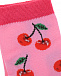 Розовые носки с принтом &quot;вишни&quot; Story Loris | Фото 2