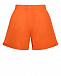 Оранжевые шорты с поясом на кулиске Pietro Brunelli | Фото 3