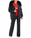 Черная куртка средней длины Yves Salomon | Фото 2