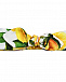 Комплект: комбинезон, повязка и слюнявчик, принт &quot;желтые розы&quot; Dolce&Gabbana | Фото 8