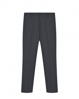 Серые брюки из костюмной шерсти Dal Lago Серый, арт. N104 1922 7 | Фото 1