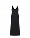 Черное платье-комбинация из шелка Dan Maralex | Фото 6