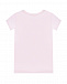 Розовая футболка с принтом &quot;Love&quot; Monnalisa | Фото 3