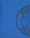 Синие бермуды с крупным лого Bikkembergs | Фото 3