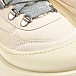 Ботинки на шнуровке с меховым язычком, молочные Brunello Cucinelli | Фото 6