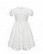 Платье с курпным цветком на поясе, белое Ermanno Scervino | Фото 2