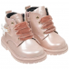 Ботинки с бархатными бантами, розовые Walkey | Фото 1