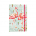 Блокнот на резинке А5, серия &quot;Фламинго&quot; 21х14,8х1,3 см Santoro | Фото 1