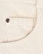 Вельветовые брюки молочного цвета Brunello Cucinelli | Фото 3