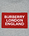 Серый свитшот с красной нашивкой-логотипом Burberry | Фото 3