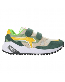 Зеленые кроссовки с бежевыми вставками W6YZ Зеленый, арт. 001-2015524-12 2F20 | Фото 2