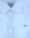 Рубашка из хлопка с вышивкой Emporio Armani | Фото 3
