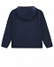 Синяя толстовка-худи с накладным карманом Fendi | Фото 2