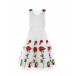 Белое платье с цветочной вышивкой Aletta | Фото 1