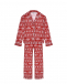 Пижама со скандинавским принтом, красная Dan Maralex | Фото 1