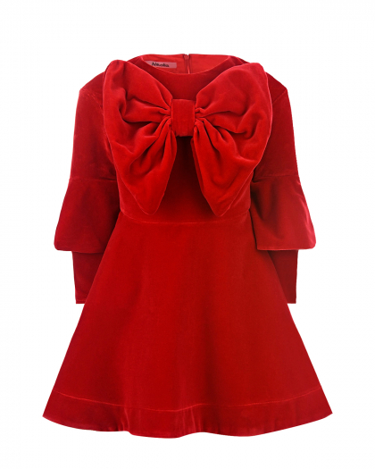 Красное платье из бархата  | Фото 1