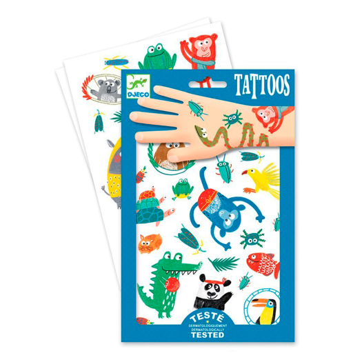 Наклейки Татуировки &quot;Животные&quot; DJECO | Фото 1