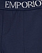 Синие брюки с поясом на резинке Emporio Armani | Фото 3