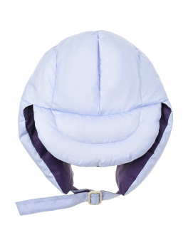 Двухстронняя шапка-ушанка, фиолетовый/сиреневый Yves Salomon , арт. 23WFA057XXM03W B2829 | Фото 2