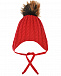 Красная шапка с аппликацией &quot;кошка&quot; Chobi | Фото 2