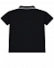 Черная футболка-поло со вставкой в клетку Burberry | Фото 2