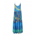 Синее платье с тропическим принтом  | Фото 1