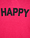 Розовый джемпер с принтом &quot;HAPPY&quot; TWINSET | Фото 3