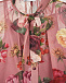 Шелковая блуза с цветочным принтом Dolce&Gabbana | Фото 4