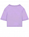 Фиолетовая футболка с принтом &quot;котенок&quot; MSGM | Фото 3