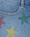 Джинсовые шорты со звездами из стразов Monnalisa | Фото 4