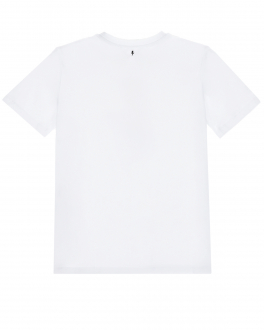 Белая футболка с принтом &quot;Молния&quot; Neil Barrett Белый, арт. 24463 001 BIANCO | Фото 2