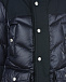 Темно-синяя куртка-пуховик с меховой отделкой Woolrich | Фото 4