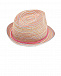 Розовая шляпа разноцветного плетения MaxiMo | Фото 2