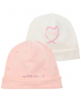 Комплект из двух шапок в фирменной упаковке Givenchy Мультиколор, арт. H98100 45S | Фото 1