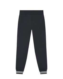 Черные спортивные брюки с принтом &quot;молния&quot; Neil Barrett Черный, арт. 033596 110 | Фото 2