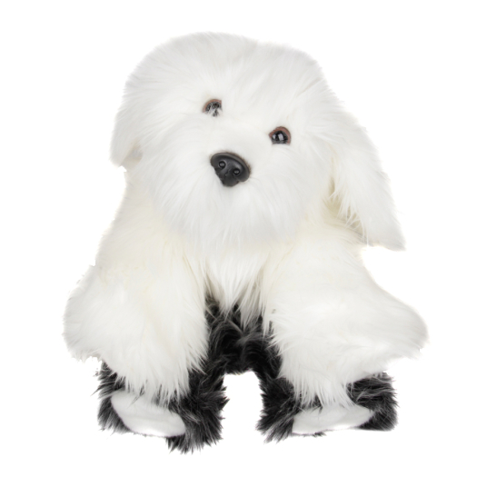 Игрушка Keel Toys Собака белая, 35 см  | Фото 1