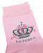 Розовые носки с принтом &quot;корона&quot; La Perla | Фото 2