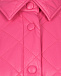 Стеганая куртка цвета фуксии MSGM | Фото 7