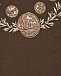 Коричневый свитшот с принтом &quot;монеты&quot; Dolce&Gabbana | Фото 4