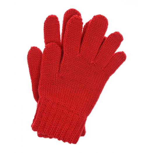 Красные перчатки из шерсти MaxiMo | Фото 1
