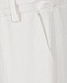 Белые льняные брюки для беременных Pietro Brunelli | Фото 8