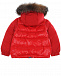 Красный костюм с меховым капюшоном Moncler | Фото 3