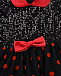 Черно-красное платье с пайетками Aletta | Фото 3