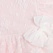 Розовый плед с вышивкой Aletta | Фото 3