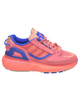 Розовые кроссовки с синими вставками ZX 5K BOOST Adidas Розовый, арт. GZ7876 | Фото 2
