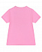 Розовая футболка с леопардовым лого  | Фото 3